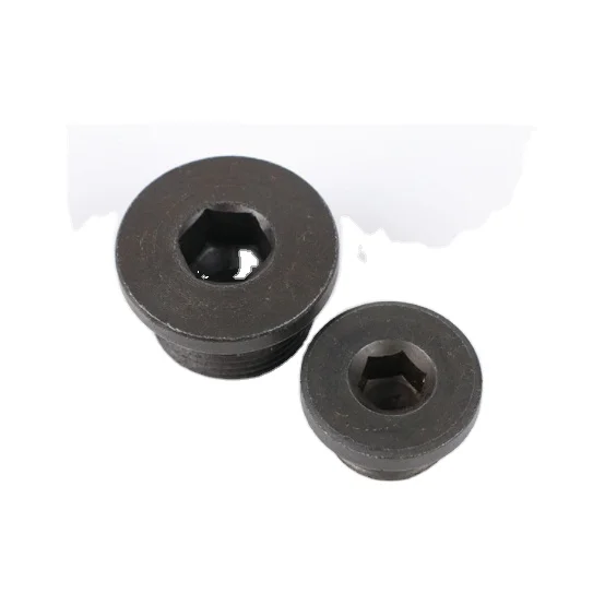 pneumatic components solid internal hexagon nut and external thread hydraulic plug pipe fittings Metric transition joint