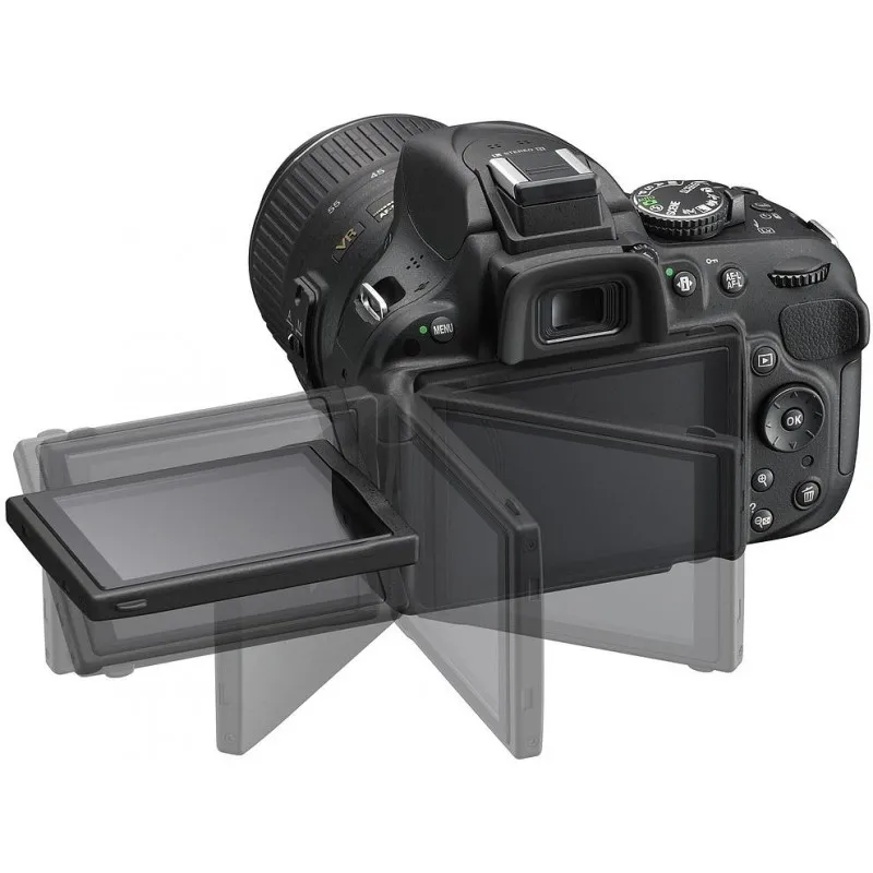Бывшая в употреблении цифровая камера d5500 с полуободковой рамкой 1080p hd для начала работы подержанная однообъективная