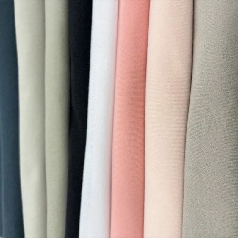 100% Polyester Wholesale low price Tricot Knitted Velour Loop Velvet Fabric For Lining