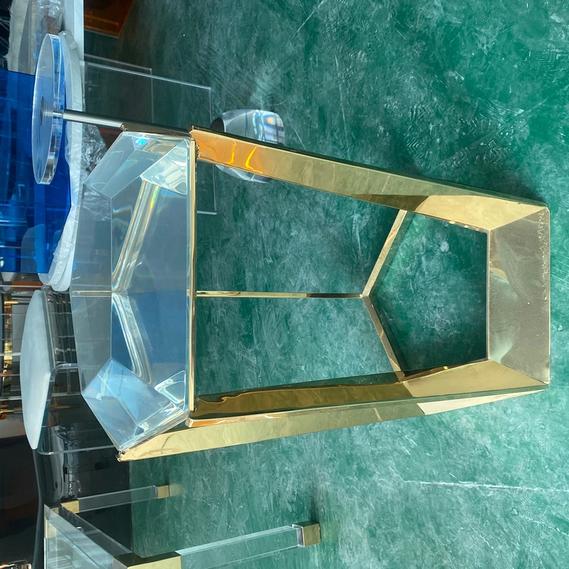 Acrylic chair High-end transparent dining chair armchair