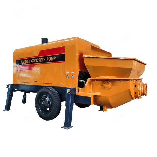 diesel 30 mm aggregate pumpcrete KMB Concrete Pump S valve concrete conveying Pumps
