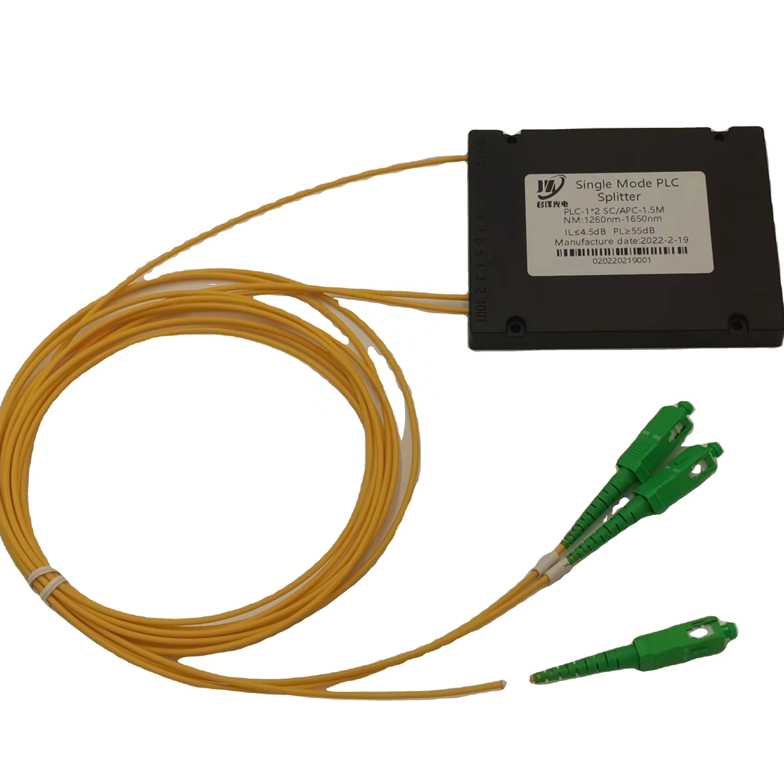 G657A1 fiber optic equipment fiber optic end tip fiber optic equipment 2022 hot sell hewlett packard enterprise FTTH 1X2 1X4 1X8 1SC / Fiber Optic PLC Splitter ABS  PLC Module SC/APC  Fiber Optic Splitter Splice fiber optic equipment fiber optic end tip f