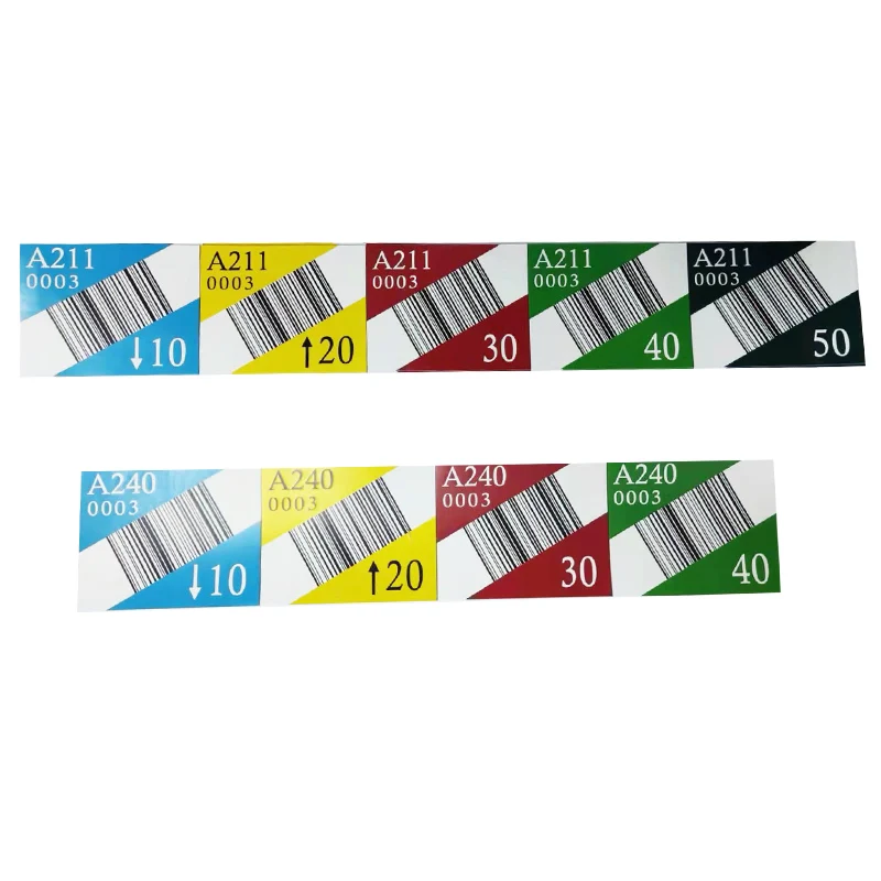 Custom Anti- scratch off  water-proof Printed Variable data Vinyl  Bar-code  labels for warehouse