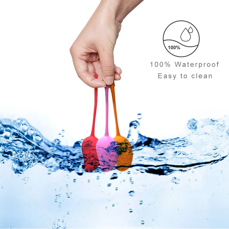 Silicone kegel Sex Massage vaginal weight exercises balls Vibrating sex toys for