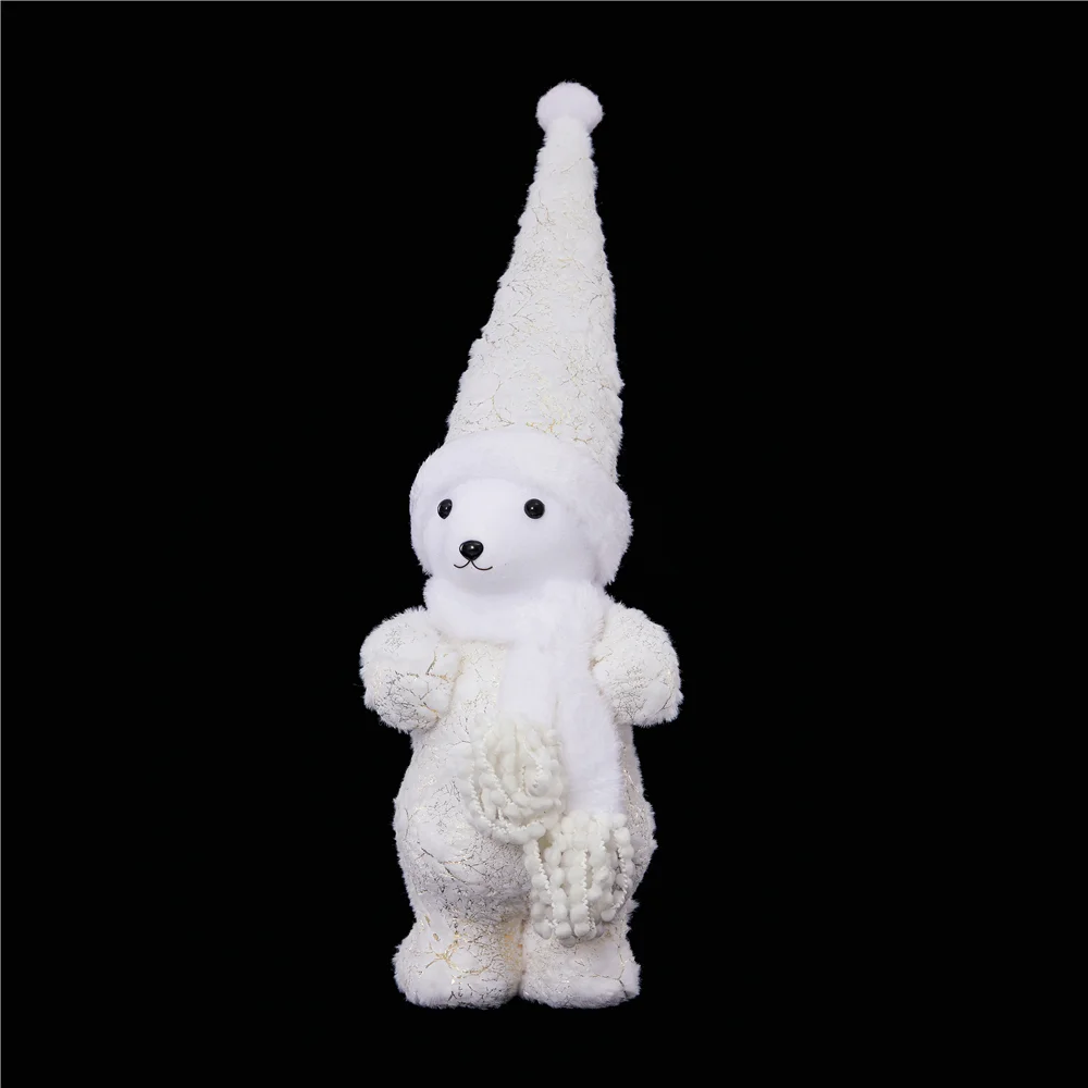Superwin Custom 2022 Led Teddy Bear Christmas Christmas Polar Bear Decoration Pine Cones  Branches Snowman Ornaments