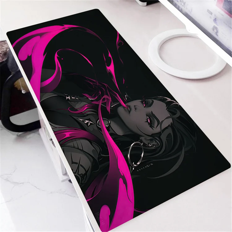 Hot Sale Rubber Overlocked Valorant Pattern Printed Computer Mat Custom XXL Gaming Mouse Pad