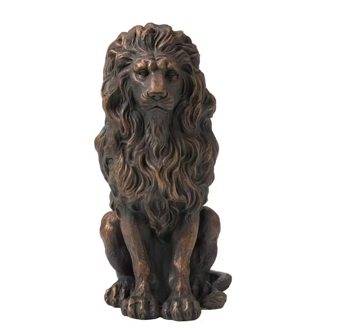Статуя льва из смолы