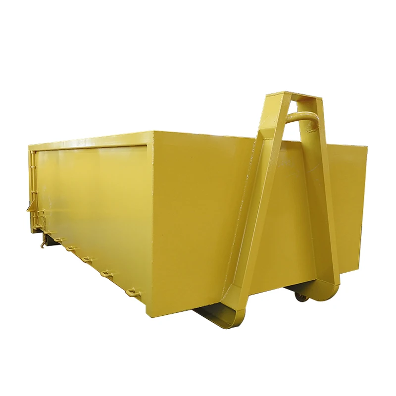 Construction waste Skip container hook lift dumpster hook lift bin