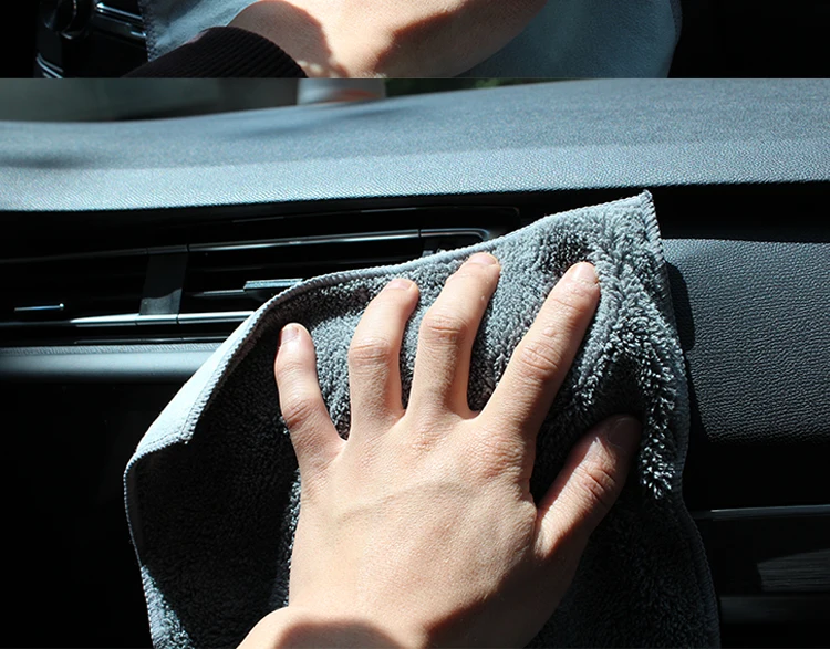 Custom personalized logo microfiber auto care car cleaning cloths