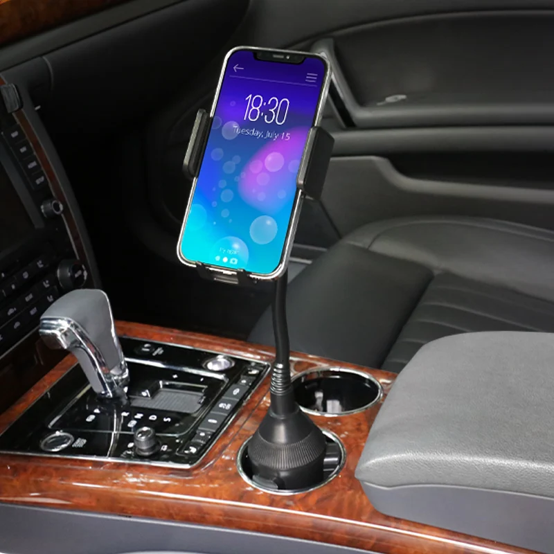 Cup Holder Phone Holder for Car Universal Adjustable Gooseneck Cup Holder Cradle Car Mount for Cell Phone