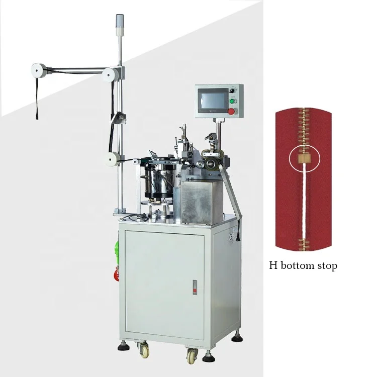 HTD высокопроизводительная машина полностью автоматическая металлическая застежка-молния H тип нижний упор машина для неразъёмная застёжка-Готовые застежки-молнии для изготовления