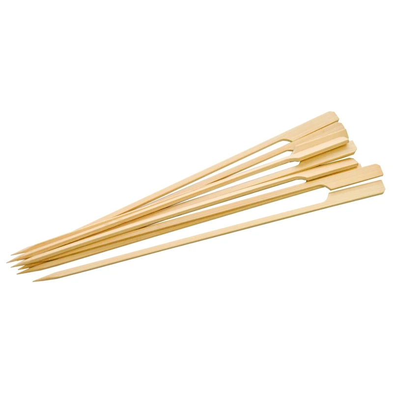 Food Grade Custom Size Crack Resistant Dry BBQ Skewers Bamboo