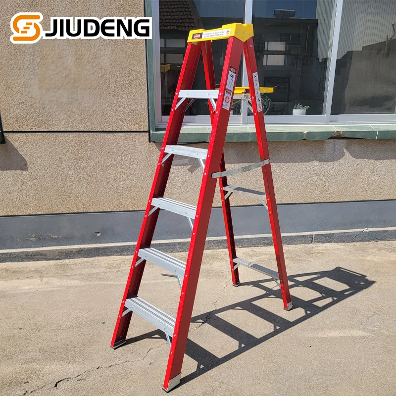Ножницы, лестница, Стеклопластиковая лестница, ступенчатая, изолированная, 3 фута, 4 фута, 5 футов, 6 футов, 7 футов, 8 футов, 9 футов