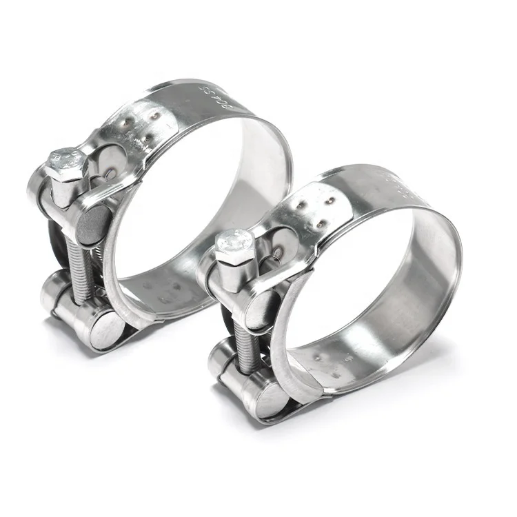 Крепкий водостойкий зажим для соединения труб 17 - 300 мм A2 A4 316L из нержавеющей стали