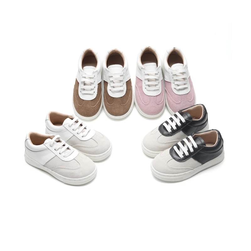 Mix Sizes Fashion Breathable Eco-friendly Materials Boys And Girls Wholesale Sneakers Leather Kids Shoes