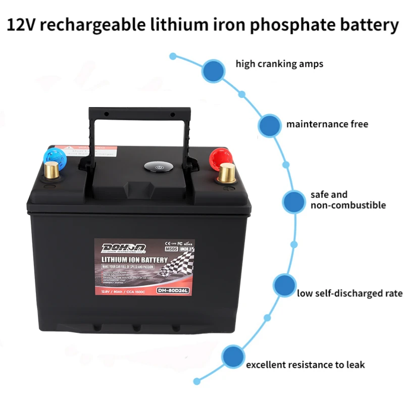 12 volt lifepo4 batteries 48v lithium golf cart battery 48v 100ah 80ah