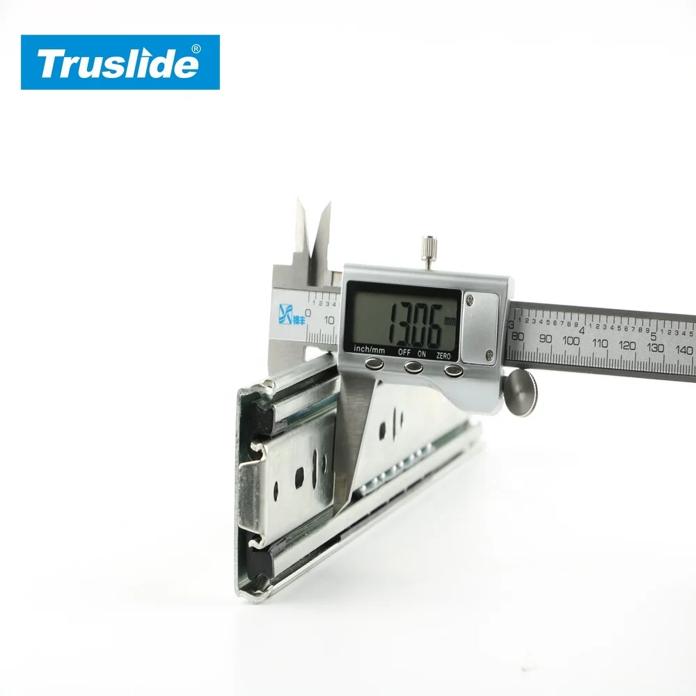 Сделанный на заказ 50 мм подшипник для шкафа телескопическая мебельная скользка средней мощности