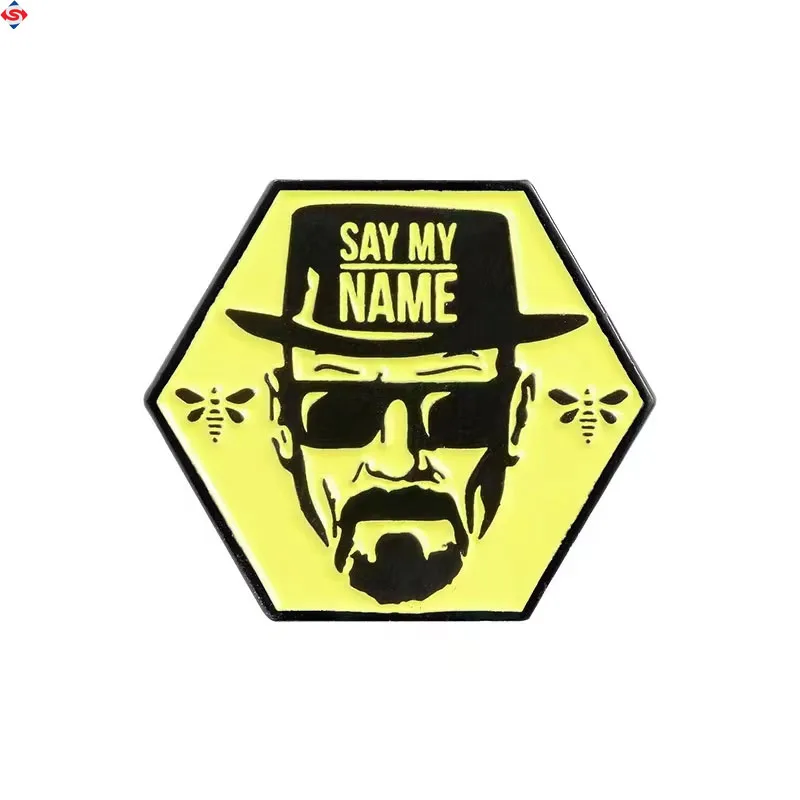 Custom Gentleman Killer Pins Movie Tv Show Characters Cool Man Metal Badge Enamel Cartoon Anime Bulk Pins