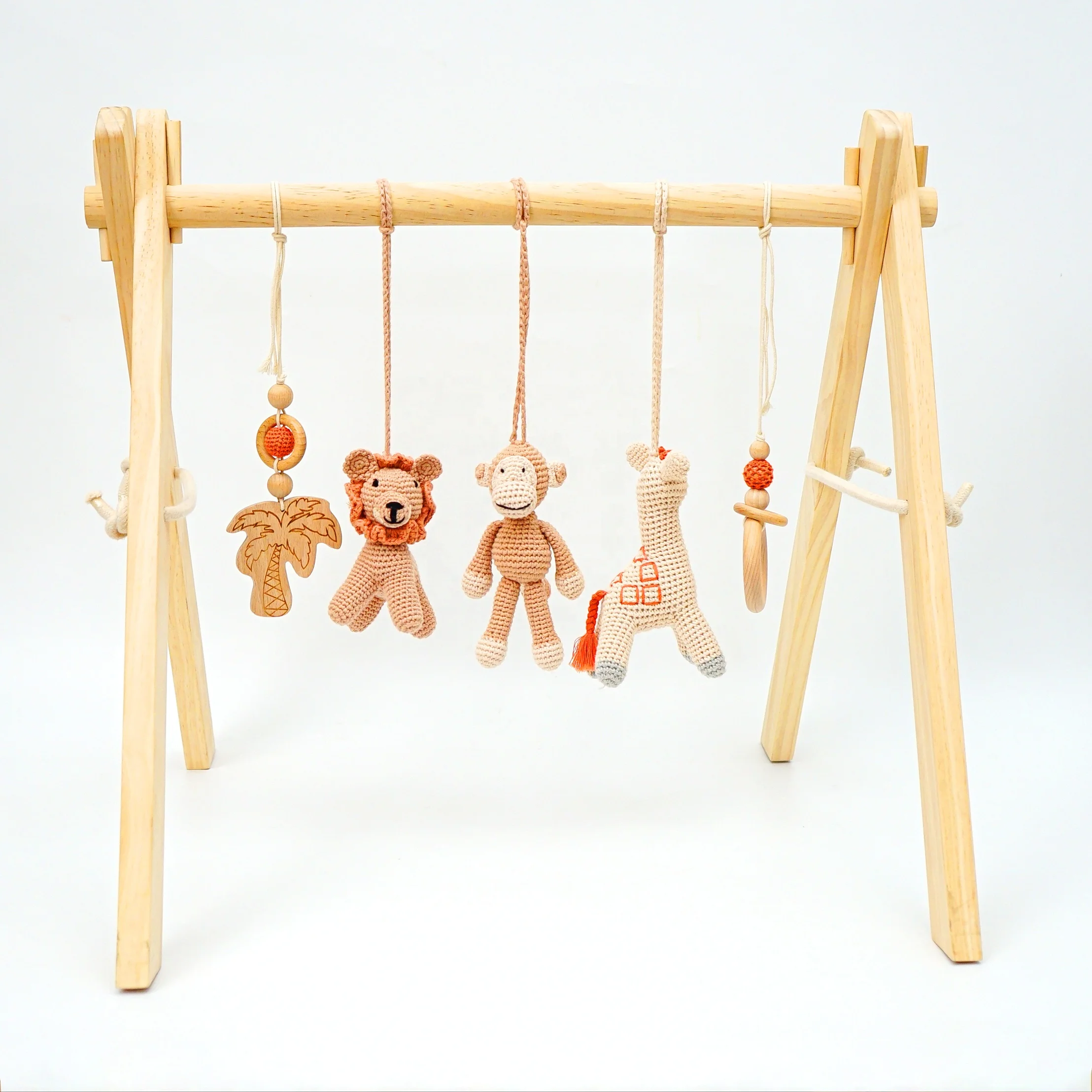 Baby Gym Frame Activity With 3 Kids Teething Toys Baby Lounger Hanging Toys Baby Play Gym Activity Center New Born Gift
