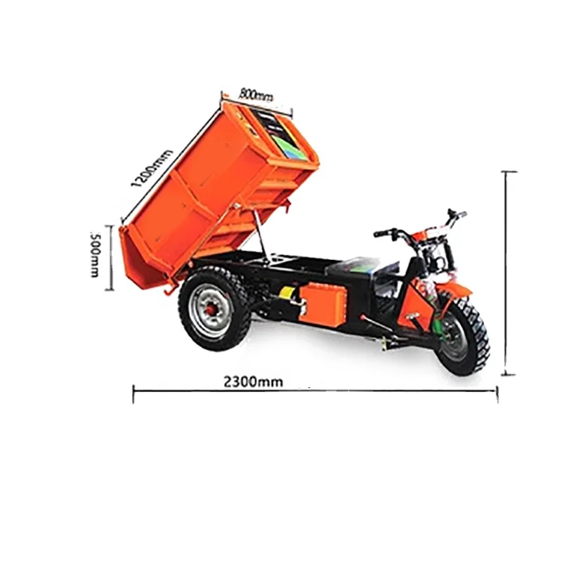 Electric Moto Wheel 3 Hydraulic For Tricycles Electrique Engine Piston Ring Double Seat Adulto Cargo Front Engineering Tricycle