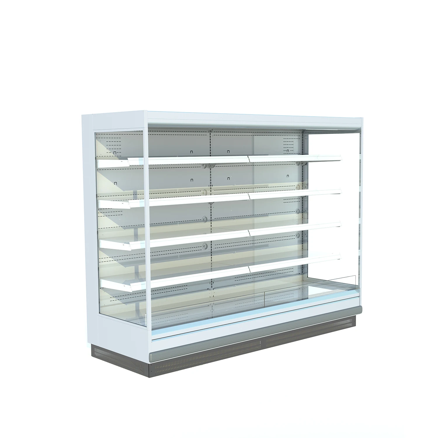 Commercial supermarket multidecks open chiller fridge for vegetable and fruit