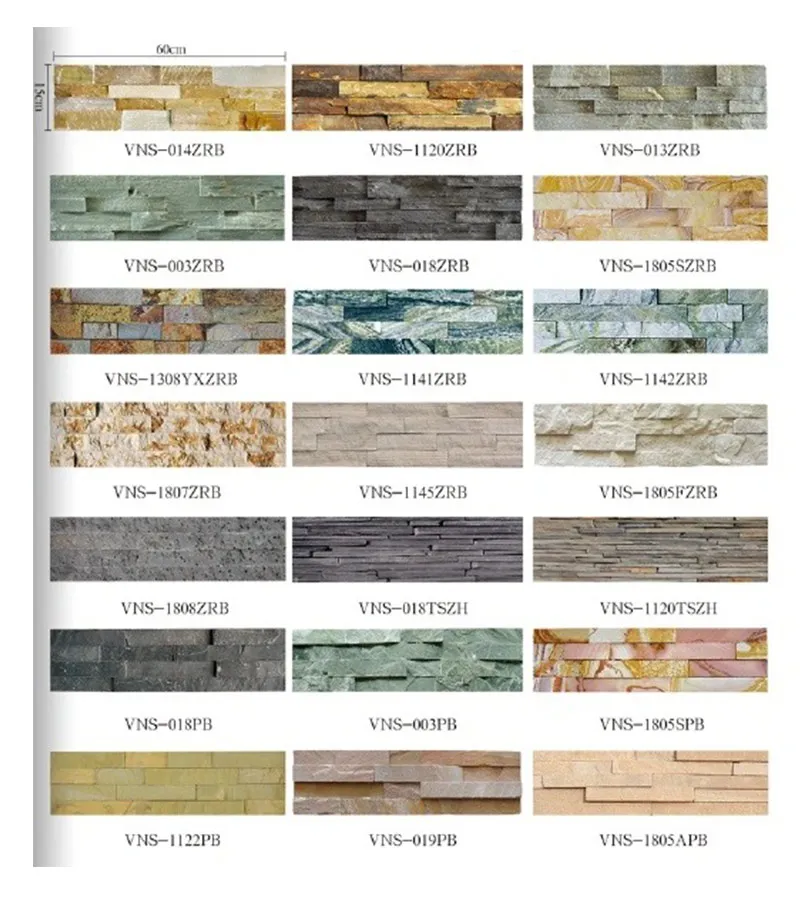 Laiwangda culture stones for exterior wall house cultural natural stone tile natural quartz slate culture stone wall