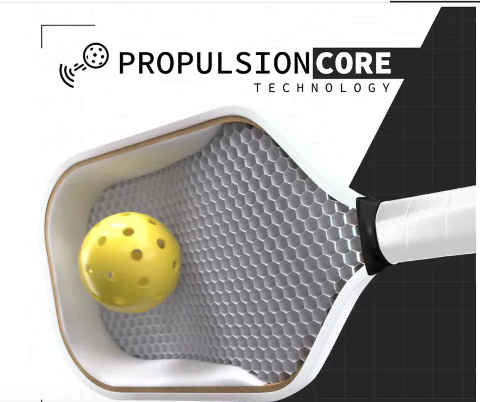 Customized Player Edition Gen 3 Propulsion Core 16mm Thermoformed Graphite Carbon Fiber Pickleball Paddle Rackets