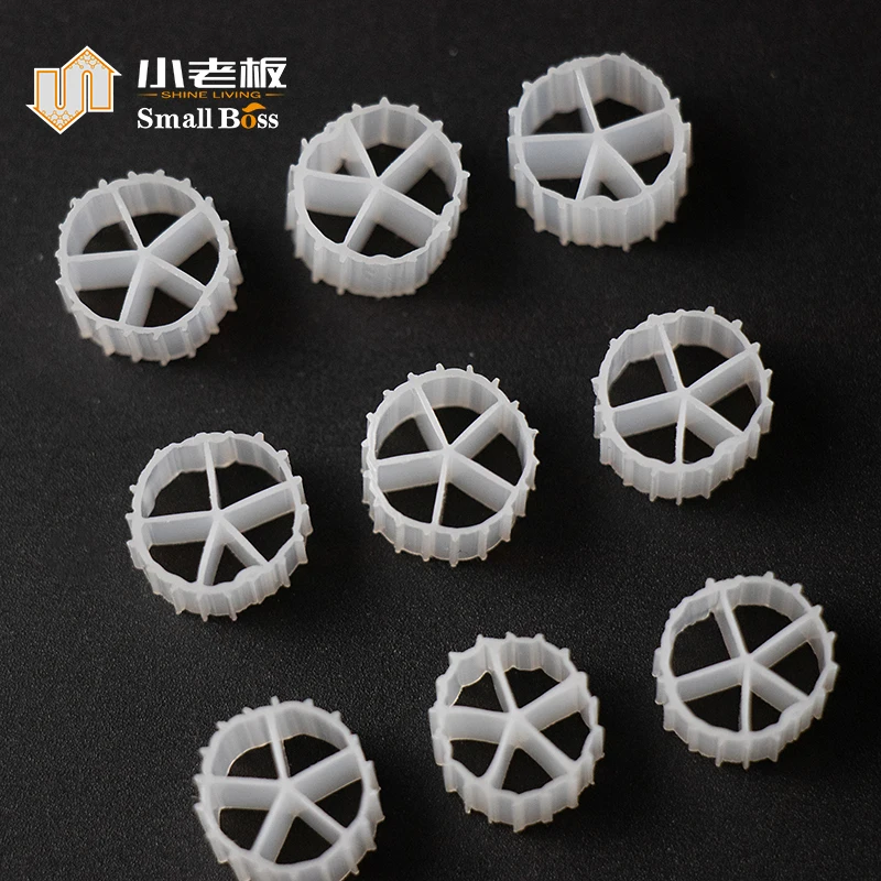 High Efficiency White Color Floating MBBR Bio Koi Pond Filter Media For Aquariums