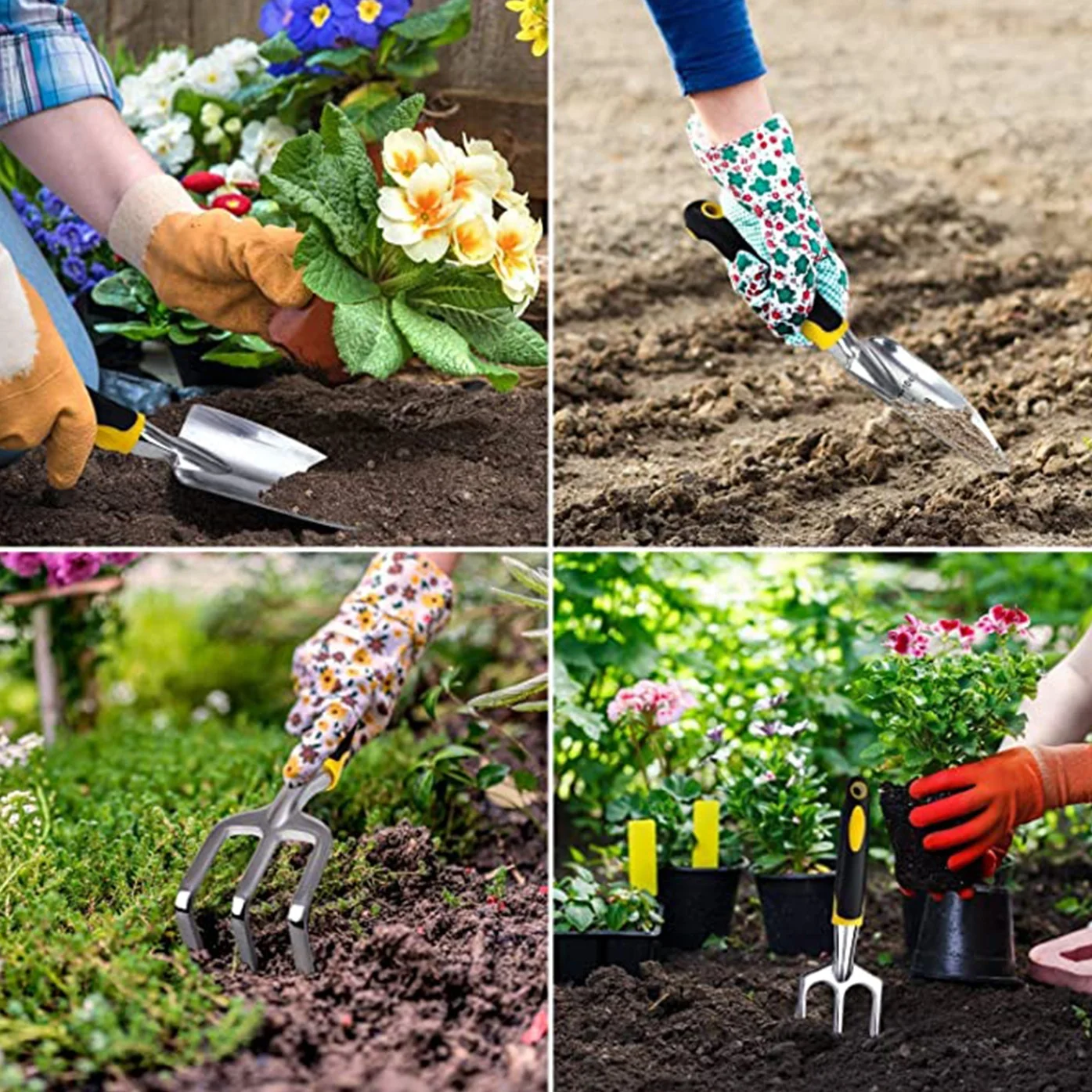 cheap heavy duty ergonomic garden hand tools women tool set