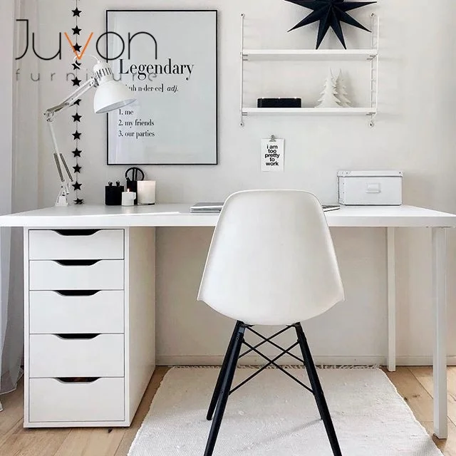 
Instagram home office studio furniture escritorio white writing study table hot desk masa 