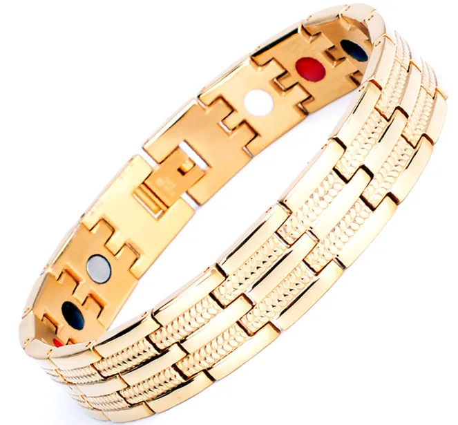  316L stainless steel magnetic bracelet for wrist