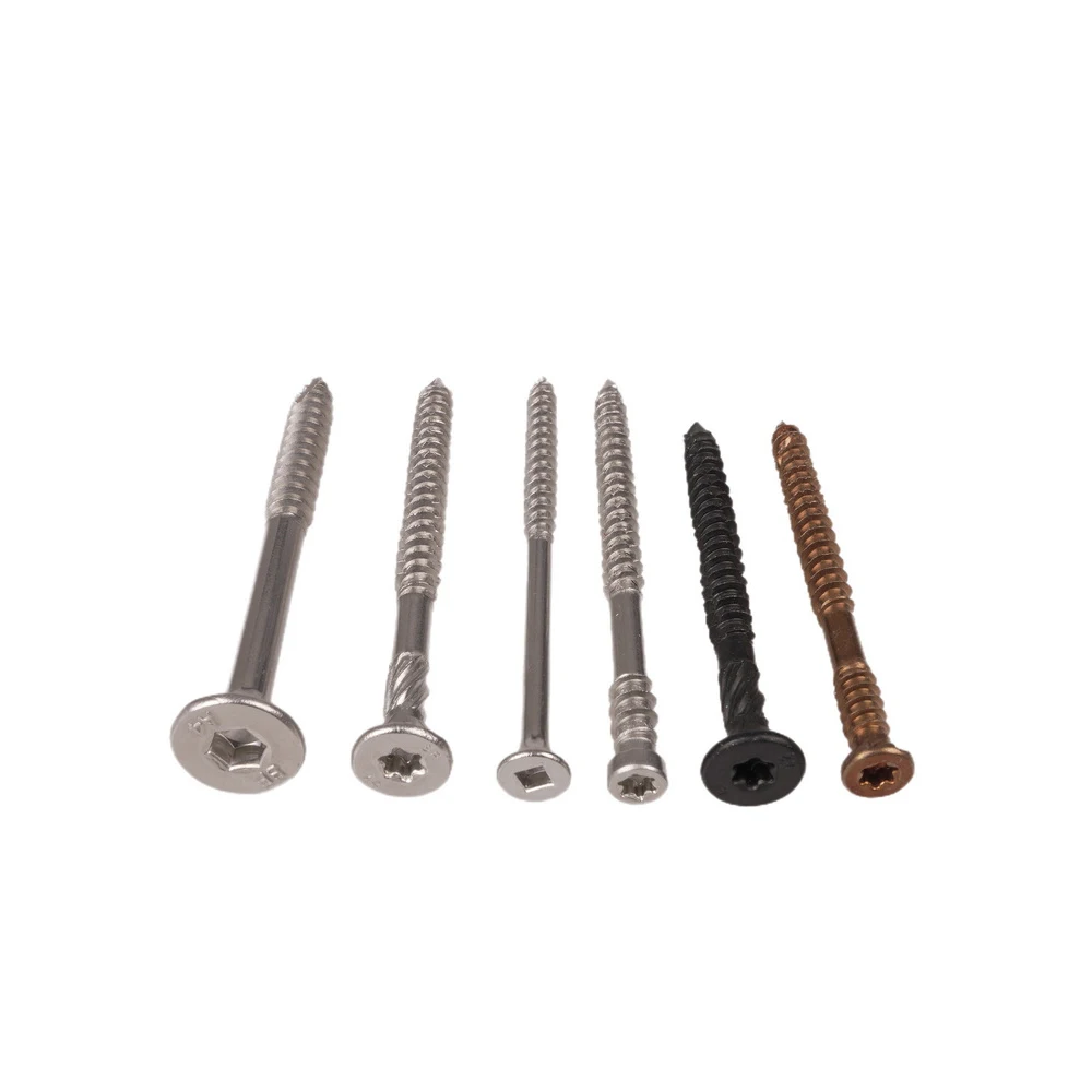 Custom Square Six-Lobe Driver Concrete Stainless Steel Pan Head Wood Screws Folding Chair Screws
