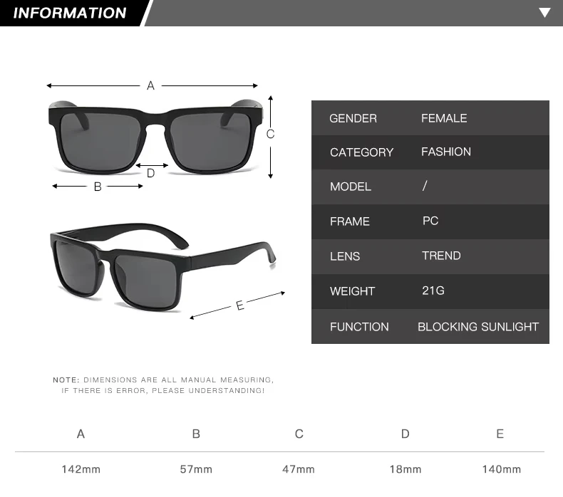 2025 Wholesale Custom Logo Plastic Shades Sunglasses Women Men SPY Sun Glasses Polarized Eyewears Square Sunglasses