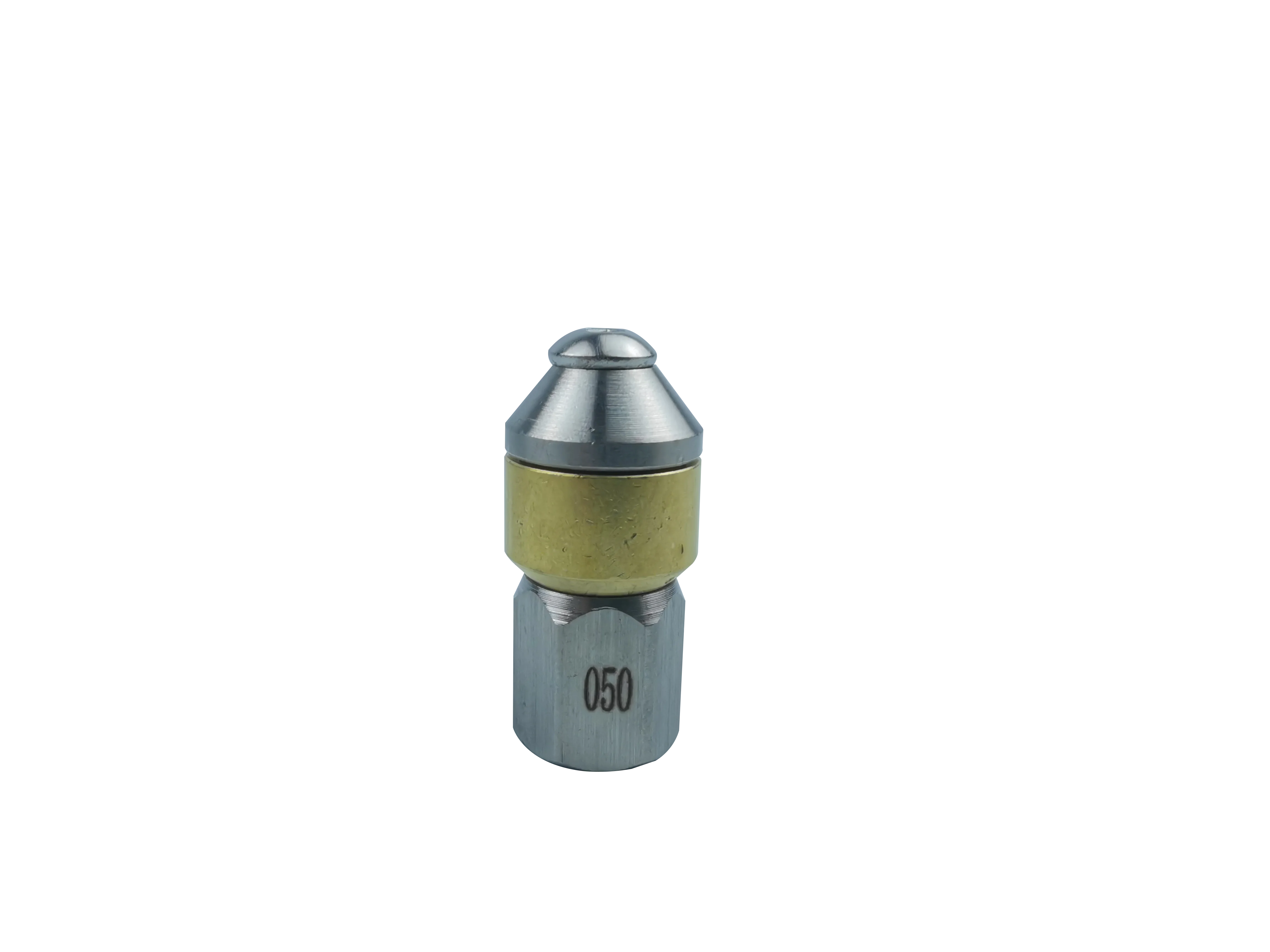 Factory Sale Various High Pressure Pipe Cleaning Car Washer Stainless Steel Rotating Sewer Cleaning Nozzle