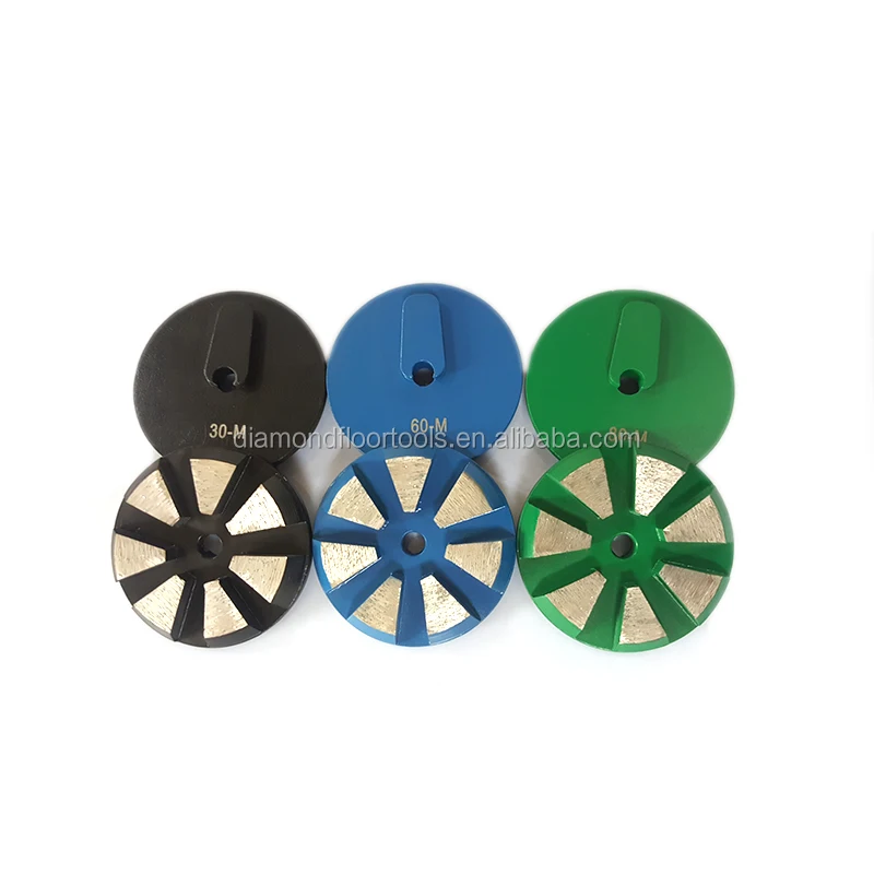 Wholesale price 2 segments redi lock diamond abrasive tools concrete diamond grinding block for polishing