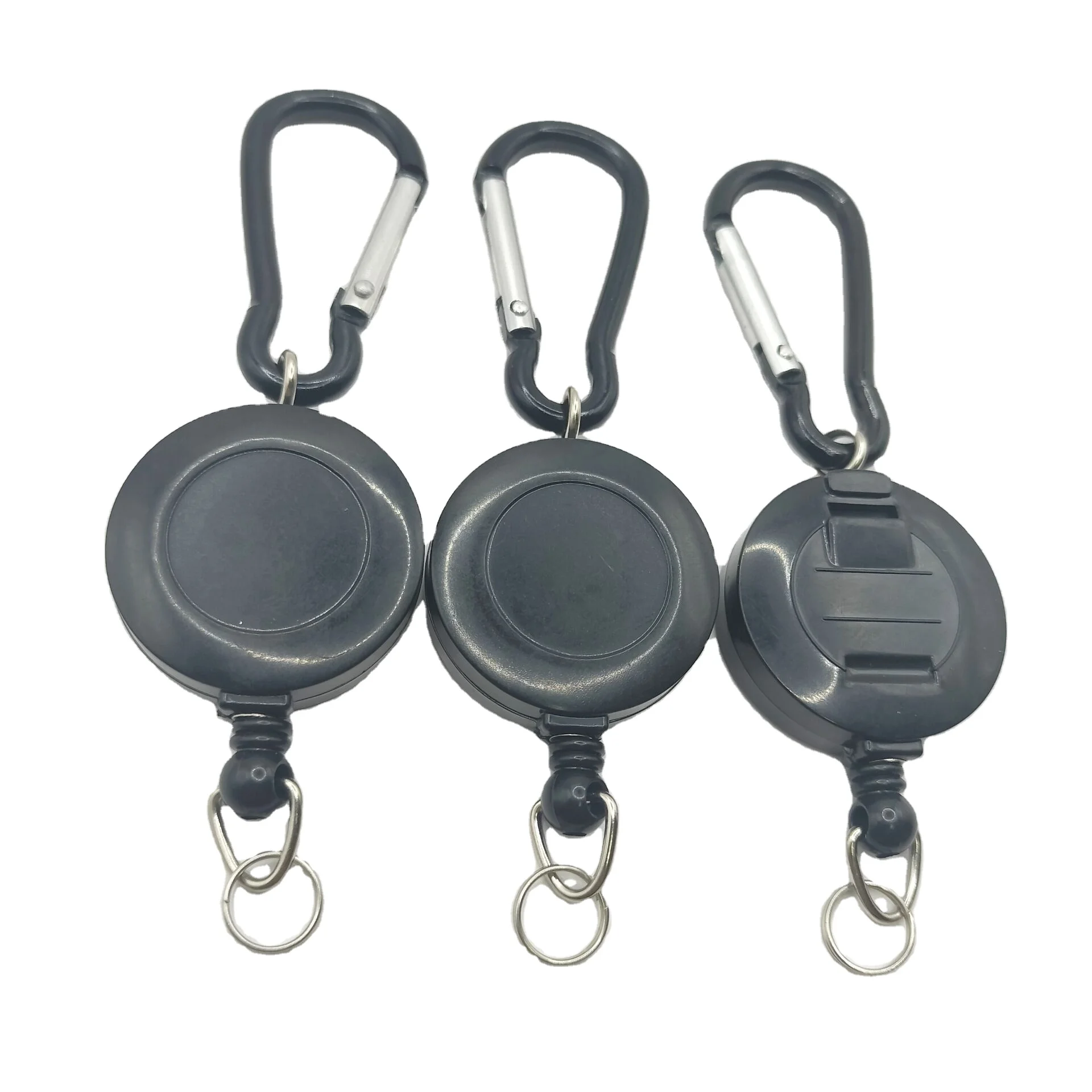 Индивидуальная Выдвижная пластиковая катушка для ID-карты йо-йо рекламная деталь страховки с УФ-печатью клипа или шнурка