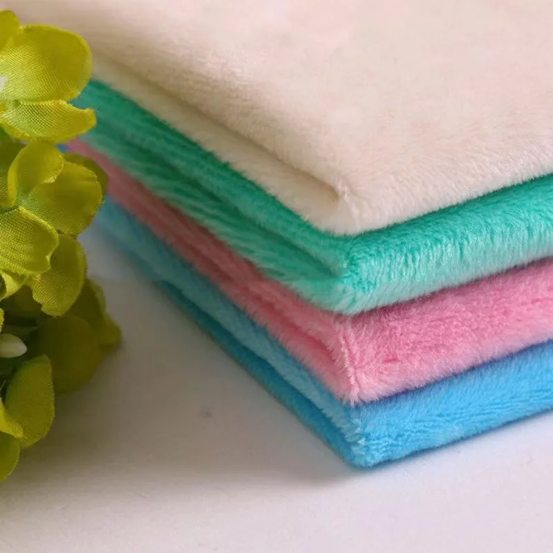 2022 new fabric Double Sided Arctic Velvet Knitted Polyester Fabric for Doll Pajamas