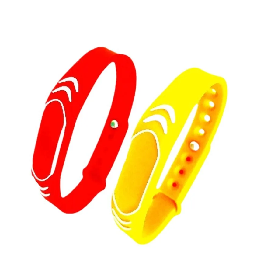 Durable rfid tag elastic band 13.56 mhz nfc card fashion bracelets access control cashless bracelets for nfc reader