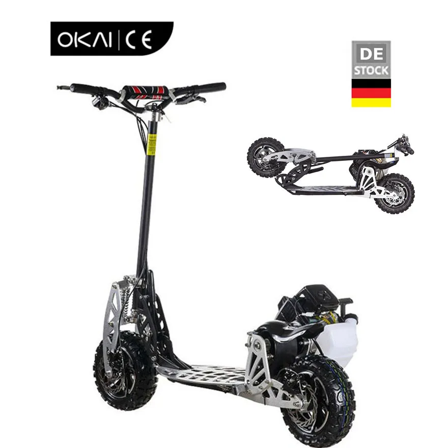 2021 okai дешевые 1.8lL 12 дюймов скутеры на Газу американский склад 71CC мотор для скутера