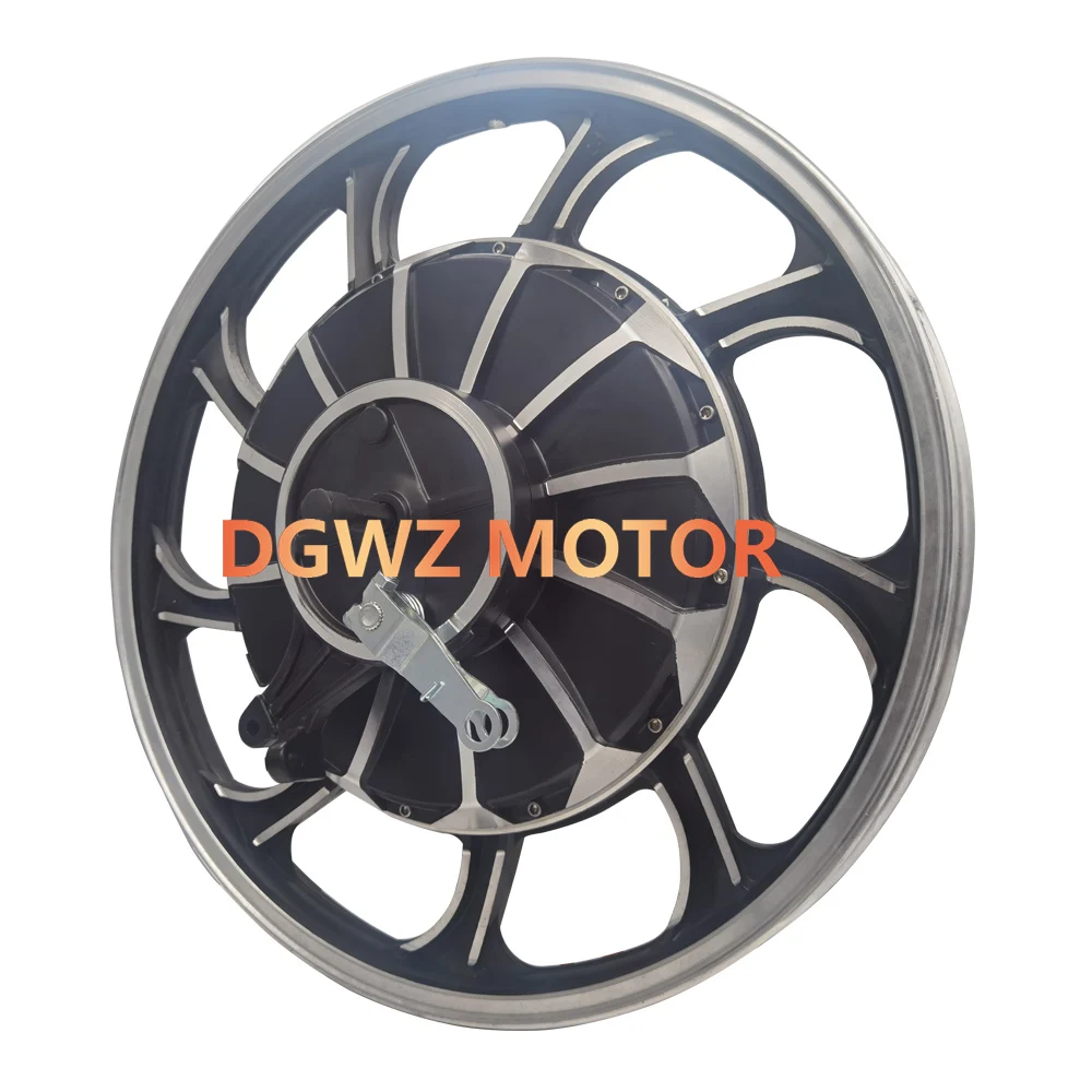 17 Inch 48V 60V 1000W 1500W Brushless Gearless Aluminum Alloy Electric Motorcycle Bicycle Hub Motor with Drum Brake and Sprocket