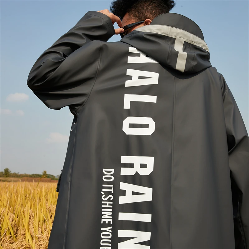 Rainfreem Raincoat  Long Windproof Waterproof Raincoats High Quality three layer fabric  Raincoats