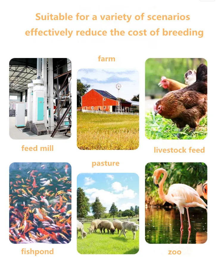 Competitive price birds fish turtles  chicken cow ducks goose feed pellet machine