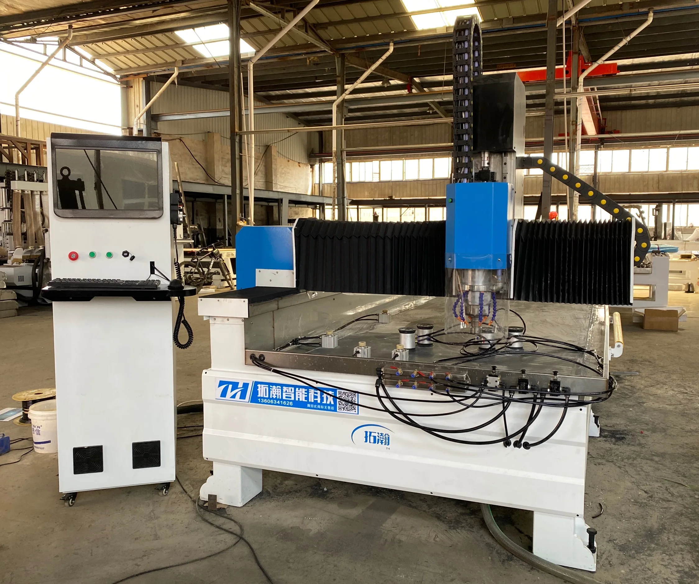 Тохань станок для резки стекла фрезерный глубокой