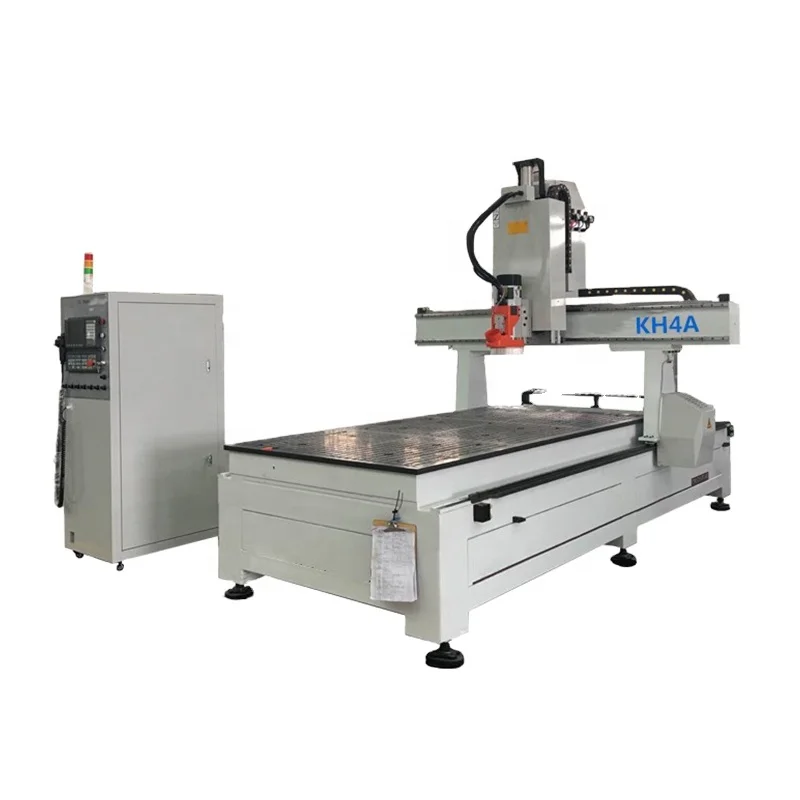 High power China Jinan Quick Italy spindle 1325 ATC CNC 4th axis woodworking machine