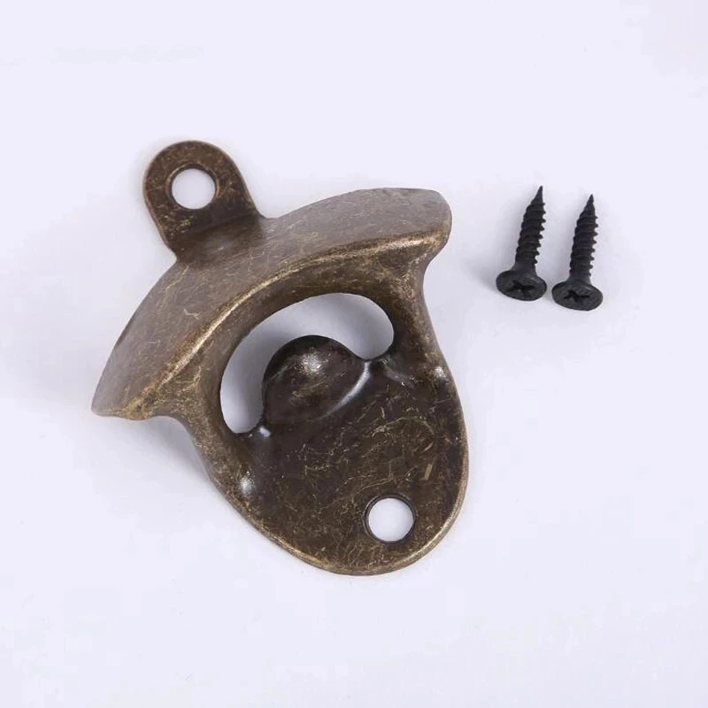 Пользовательская латунная сублимационная пустая настенная открывалка для бутылок чугунная пива набор с карабином и открывалкой