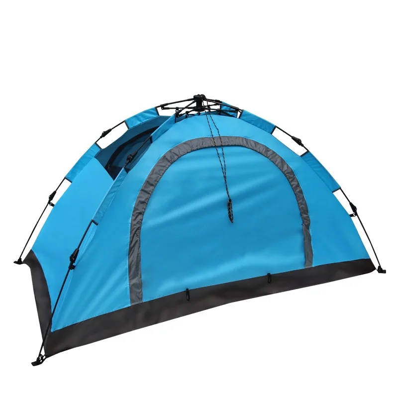 Quick Open Solid Color Double Layers Backpacking 1 Person Ultralight UV Outdoor Waterproof Quick Camping Tent