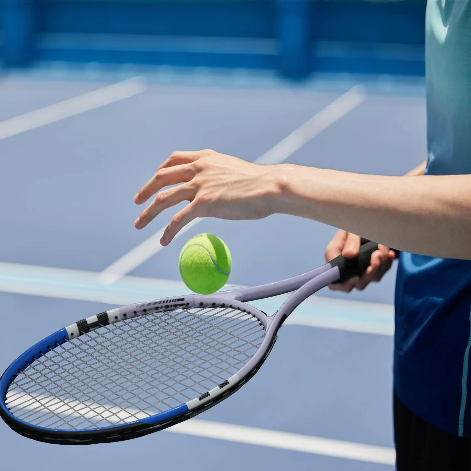 Tennis Racket Pre Threaded Lightweight 27 Inch Racket Casual Adult Racket Male And Female Student Training