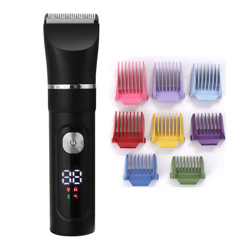 High quality long service time 1500mAh rechargeable hair clippers home men electric razor washable hair clippers