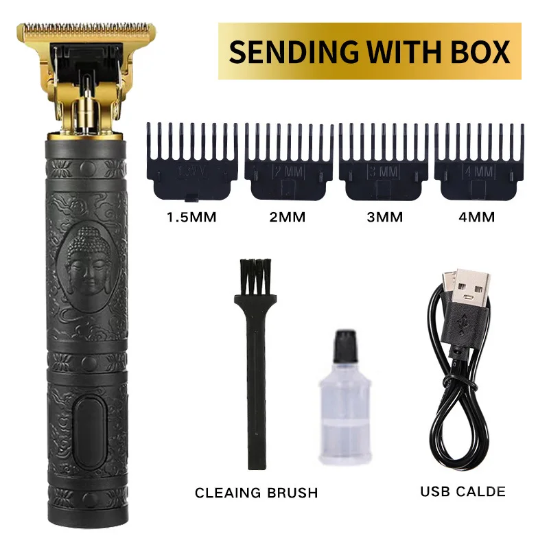 Maquina Inalambrica de Afeitar Man Hair Clipper Hairdresser Vintage T9 Hair Trimmer Profesional Shaver Trimmer