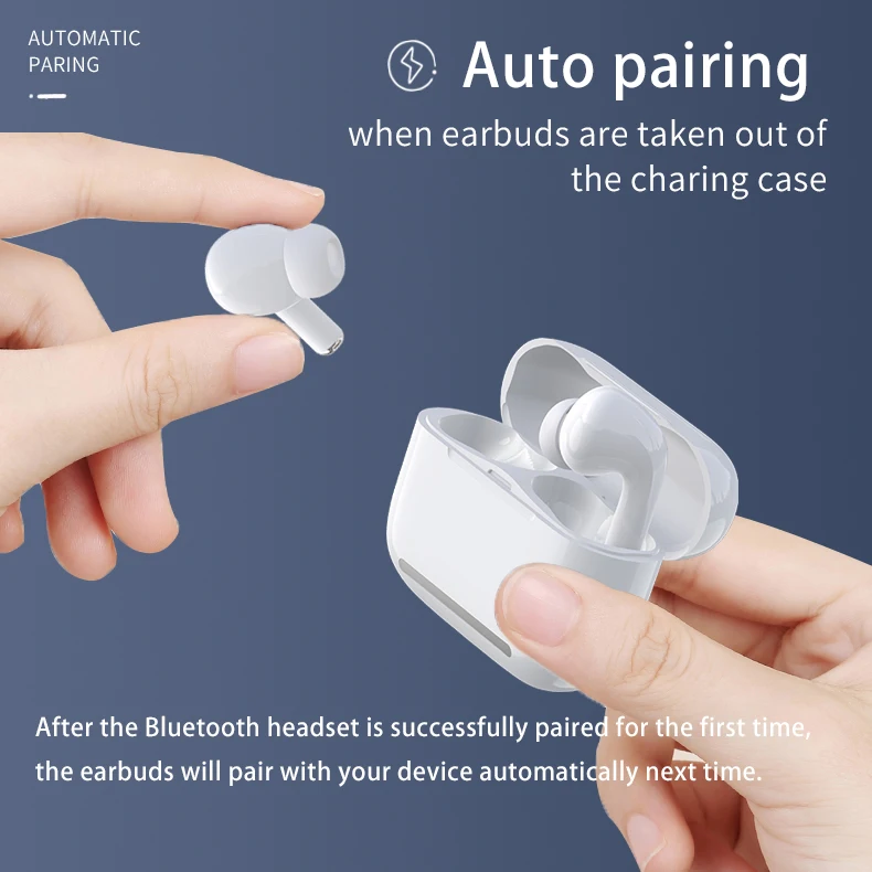 Factory Price OEM ODM True Wireless Earphone BT 5.0 ANC Earbuds in-ear TWS Headphone Hifi Strong Bass HD Led Display